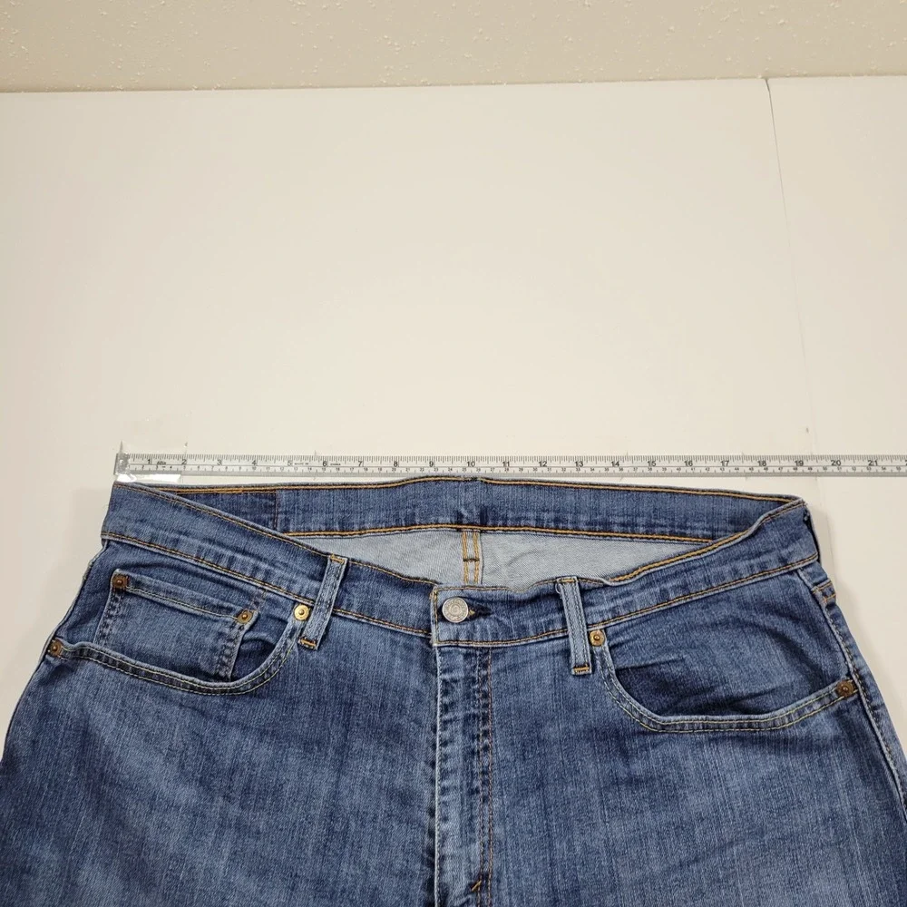 Levi's 559 Relaxed Straight Jeans Mens 36x30 Blue Excellent Medium‎ Wash Denim